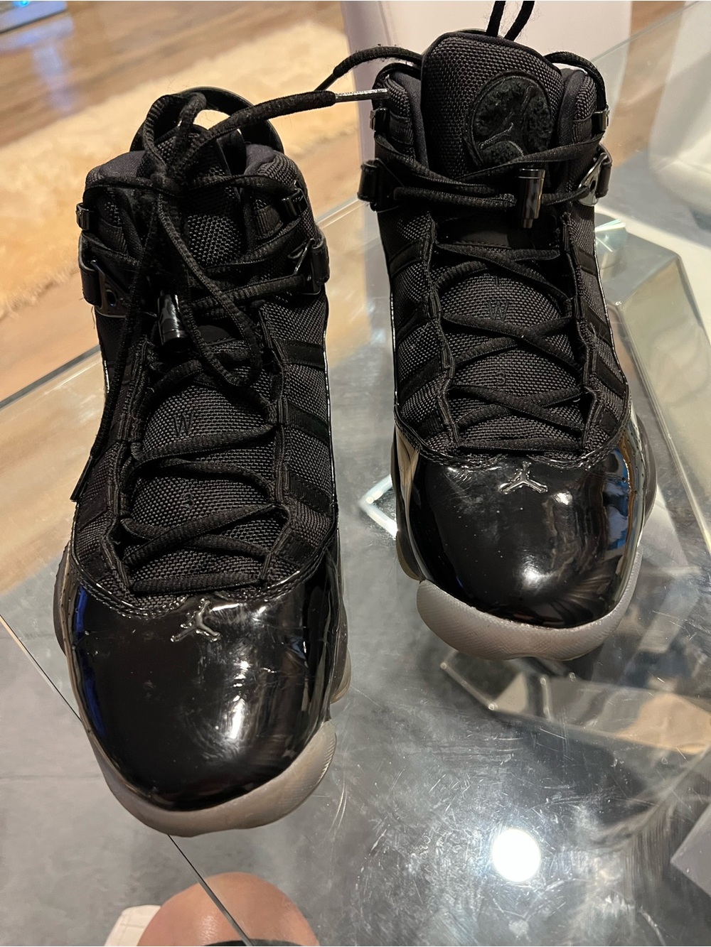 Jordan 6 Rings "Black Ice" sneakers in a black and white
No Box - Picture 2 of 8